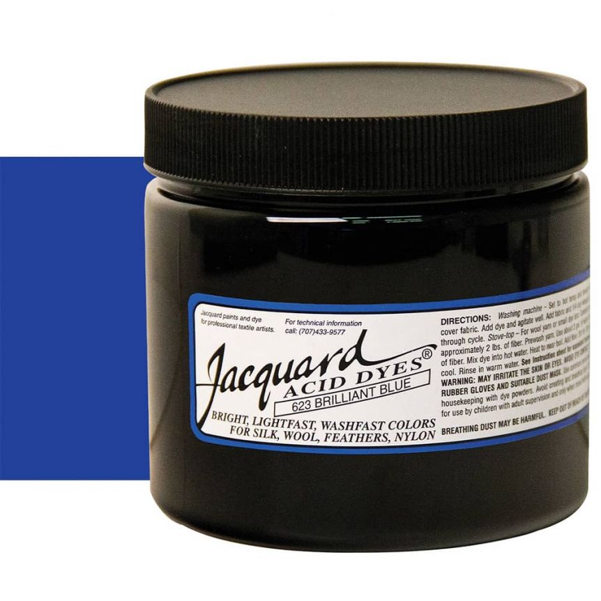 Jacquard Acid Dye 8 oz Brilliant Blue