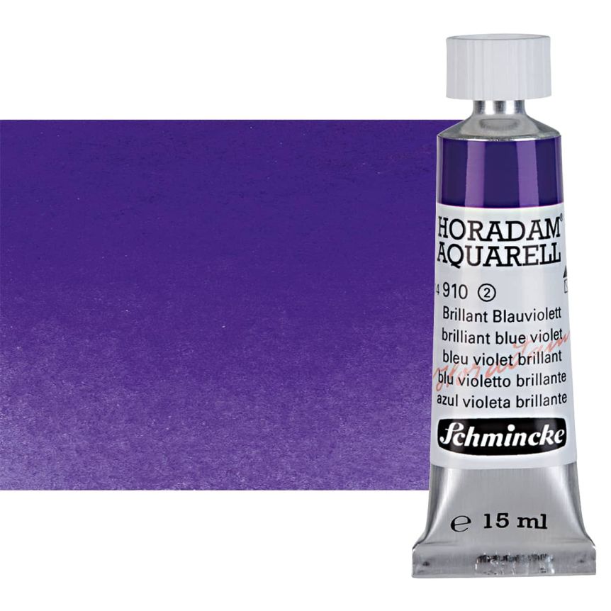 Schmincke Horadam Watercolor - Brilliant Blue Violet, 15ml