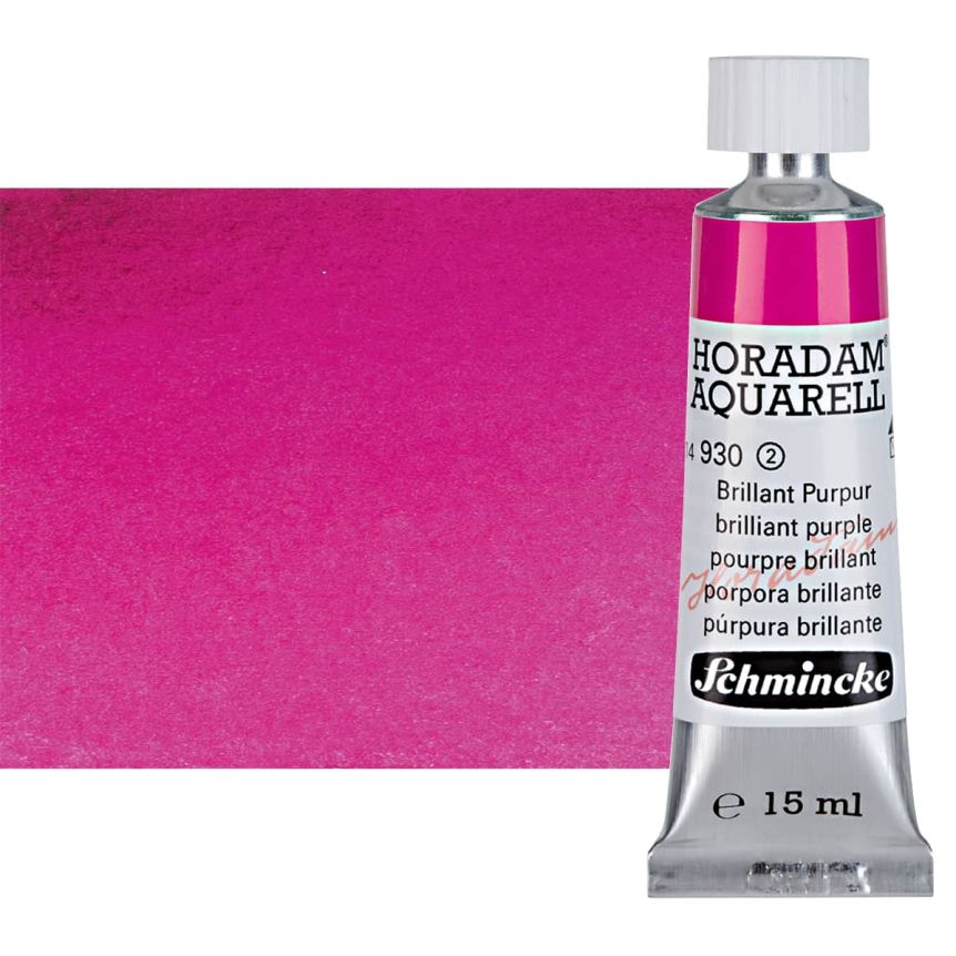 Schmincke Horadam Watercolor - Brilliant Purple, 15ml