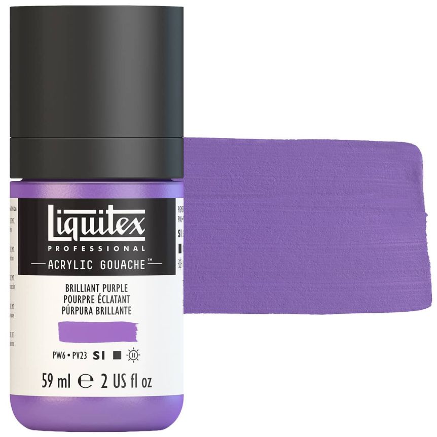 Liquitex Professional Acrylic Gouache - Brilliant Purple, 2oz Bottle