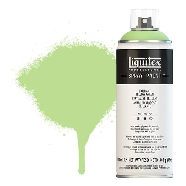 Liquitex Professional Spray Paint 400ml Can - Brilliant Yellow Green