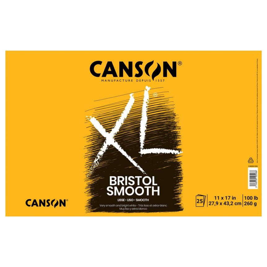 Canson XL Bristol Smooth Pad 11"x17"