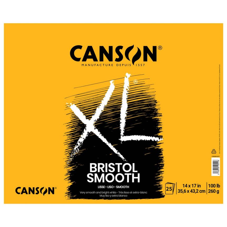 Canson XL Bristol Smooth Pad 14"x17"