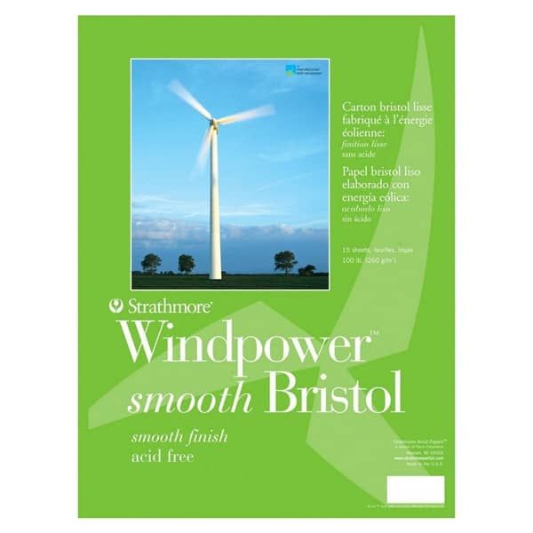 Strathmore Windpower Bristol Smooth Pad 14x17" Jerry's Artarama