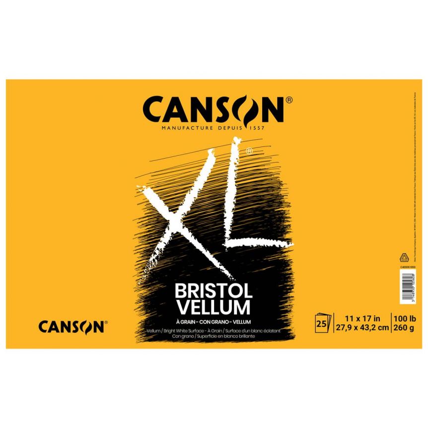 Canson XL Bristol Vellum Pad 11"x17"