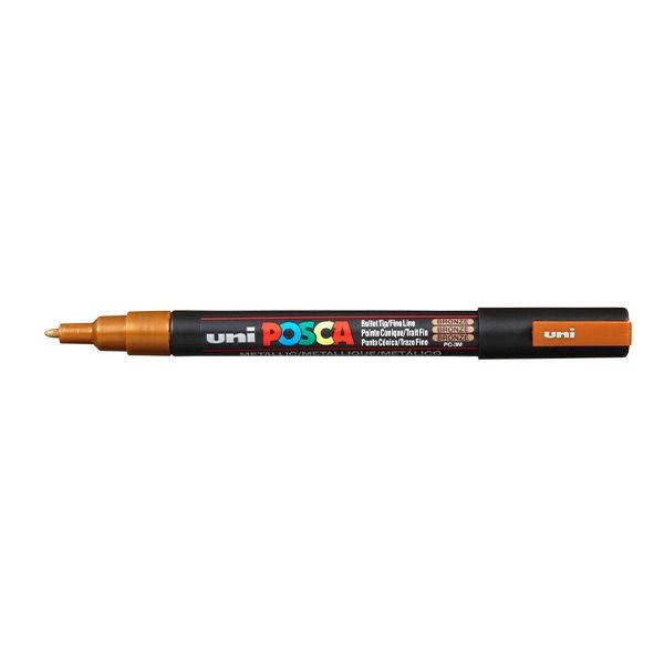 Posca Acrylic Paint Marker 0.9-1.3 mm Fine Tip Bronze