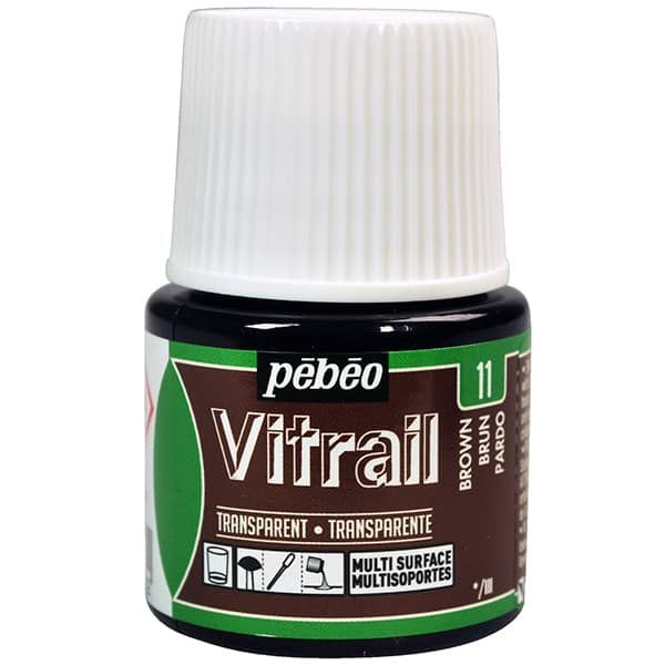 Pebeo Vitrail Color Brown 45ml