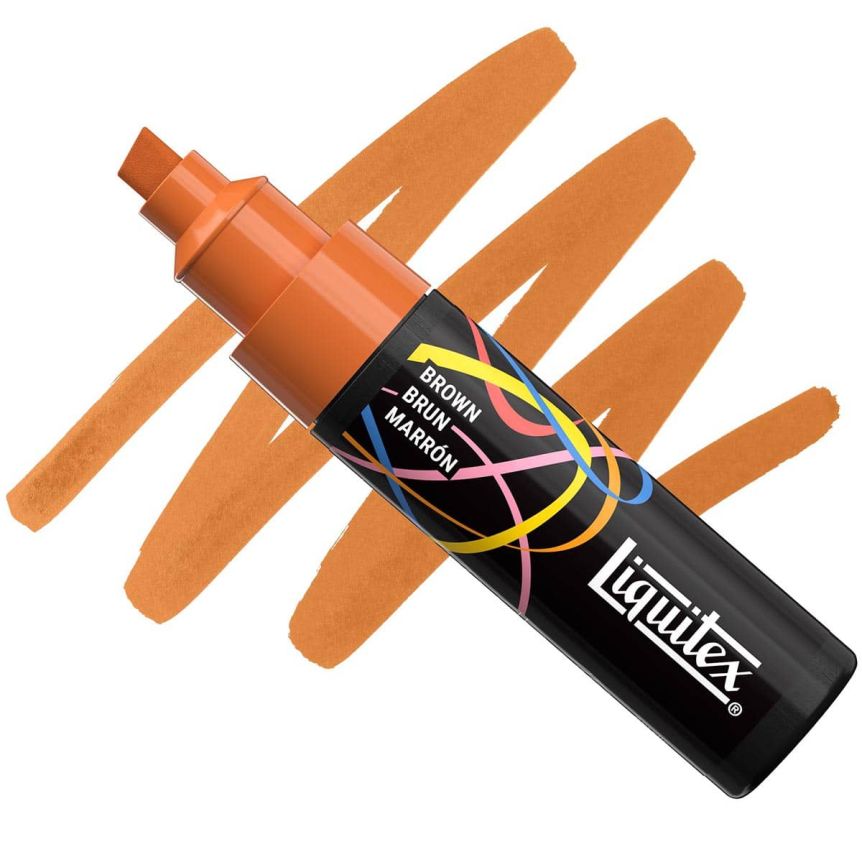 Liquitex Marker - Brown, Chisel Tip, 8 mm