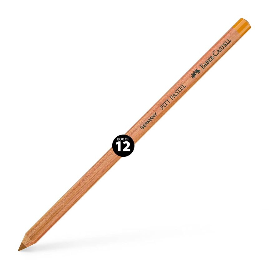 Faber-Castell Pitt Pastel Pencil, No. 182 - Brown Ochre (Box of 12)