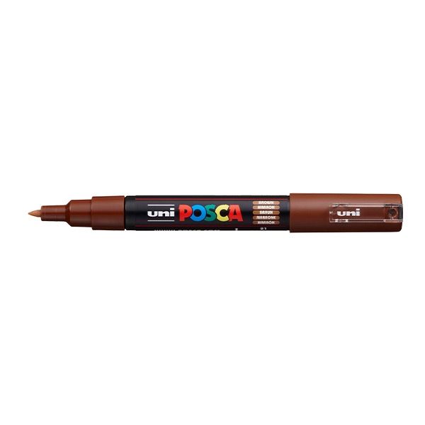 Posca Acrylic Paint Marker 0.7-1 mm X-Fine Tip Brown