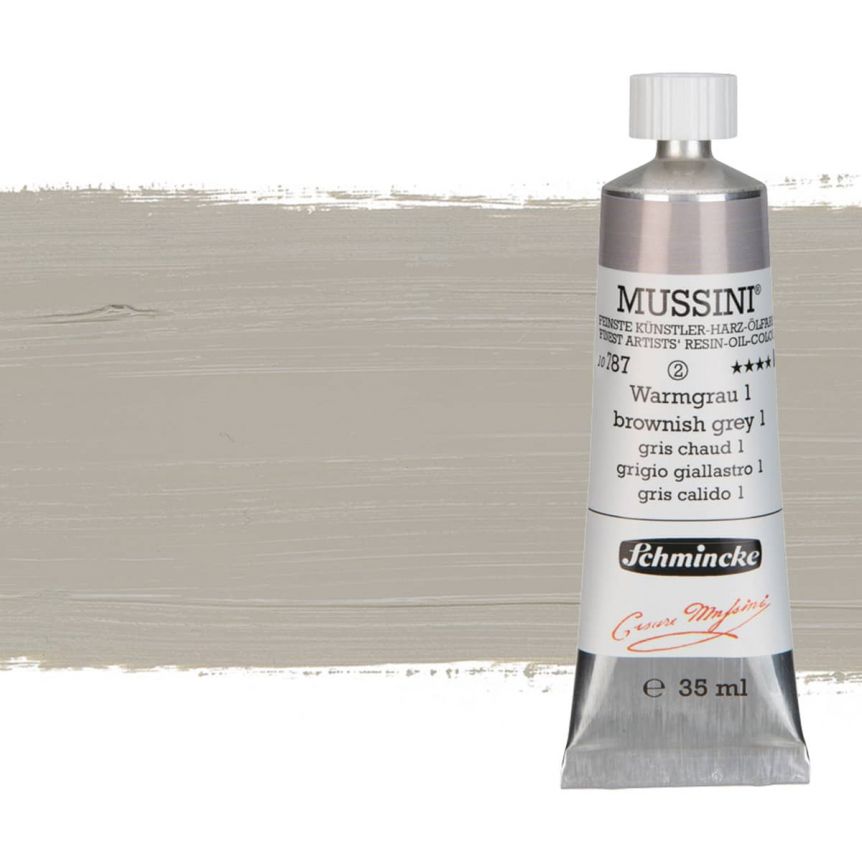 Schmincke Mussini Oil Color 35 ml Tube - Brownish Grey No.1