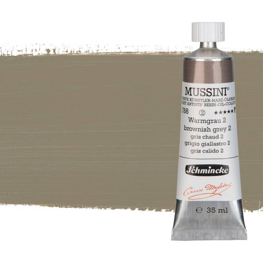 Schmincke Mussini Oil Color 35 ml Tube - Brownish Grey No.2