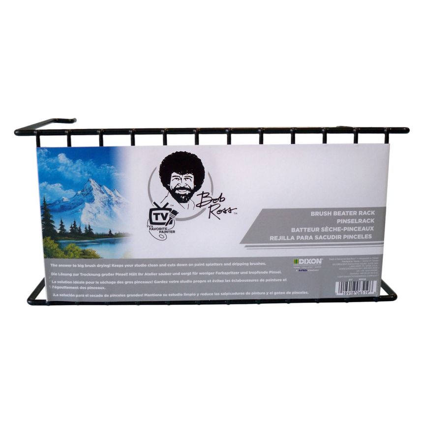 Bob Ross Brush Cleaning Products, Brush Beater Rack