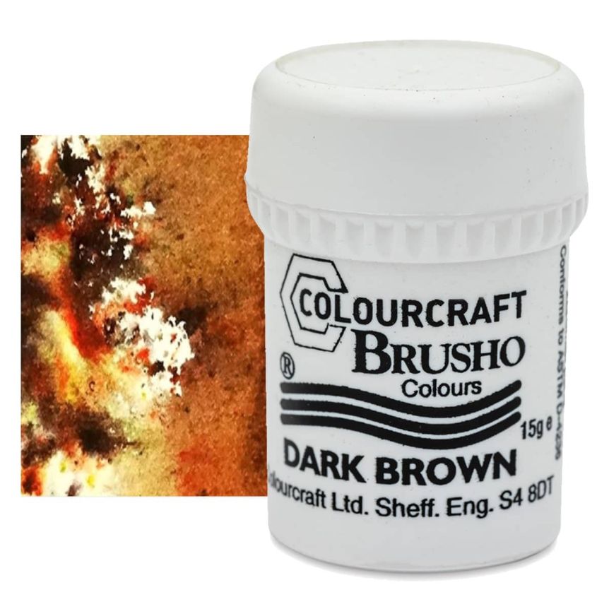 Brusho Crystal Colour, Light Brown, 15 grams
