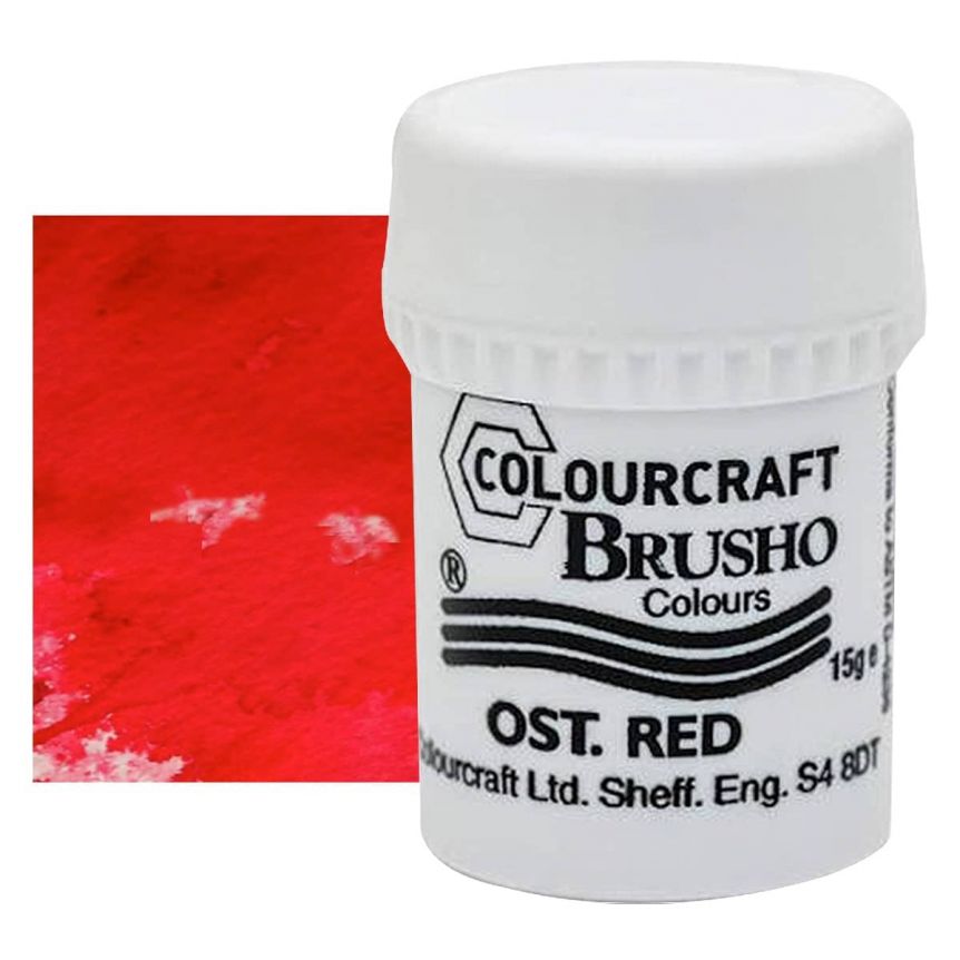 Brusho Crystal Colour, Ostwald Red, 15 grams