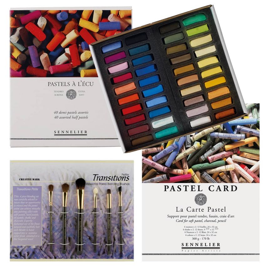 Sennelier Soft Pastel Half-Stick Special Set of 40 | Jerry's Artarama