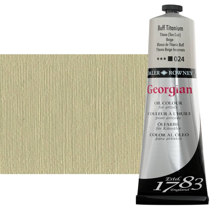 Daler-Rowney Georgian Oil Color 225ml Tube - Buff Titanium