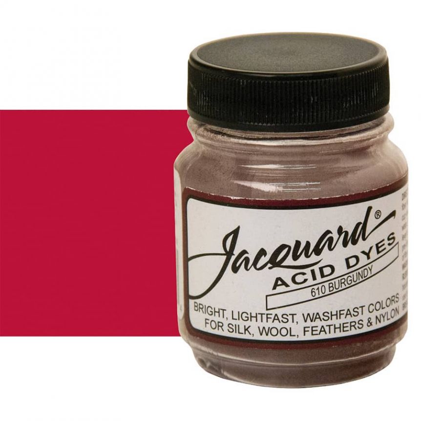 Jacquard Acid Dye Burgundy, .5 oz Jerry's Artarama