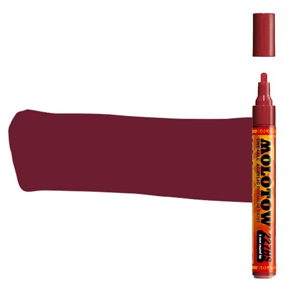 Molotow ONE4ALL 4mm Marker - Burgundy