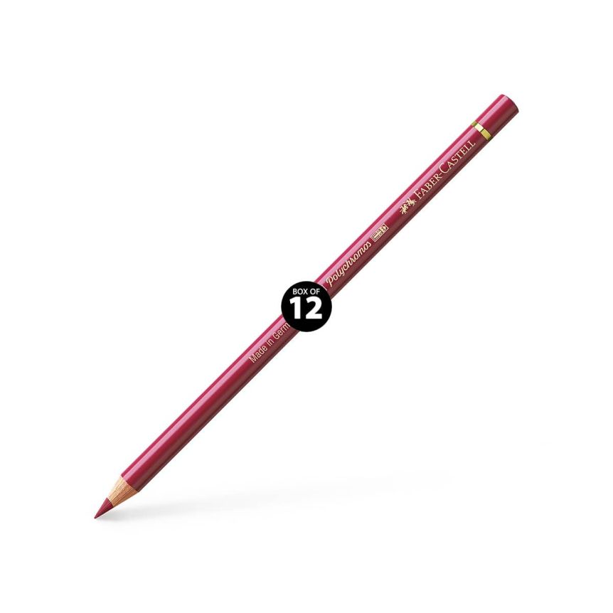 Faber-Castell Polychromos Pencil, No. 193 - Burnt Carmine (Box of 12)