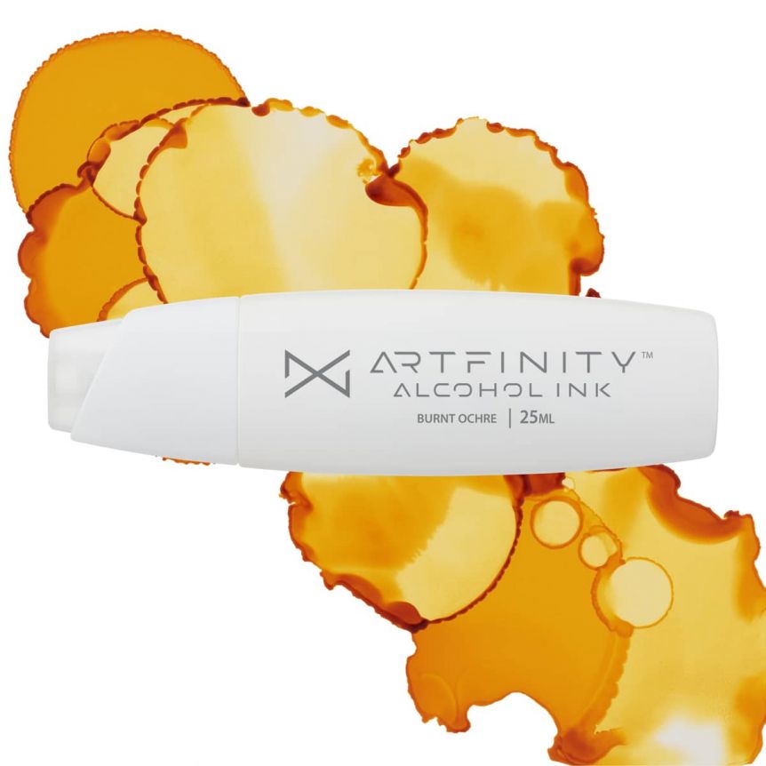 Artfinity Alcohol Ink - Burnt Ochre YR4-3, 25ml