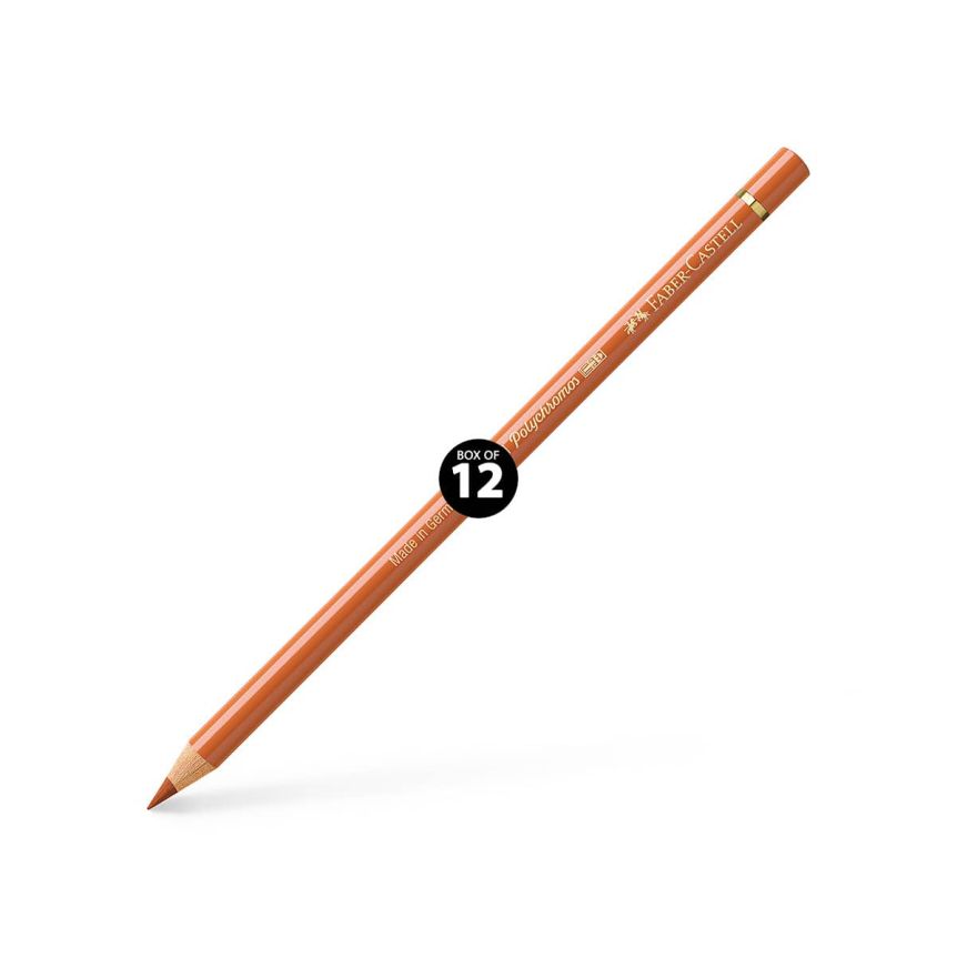 Faber-Castell Polychromos Pencil, No. 187 - Burnt Ochre (Box of 12)