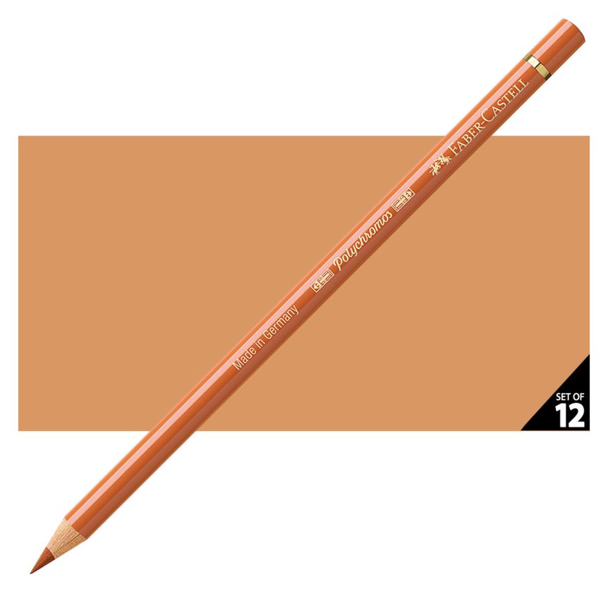 Faber-Castell Polychromos Pencil, No. 187 - Burnt Ochre (Box of 12)