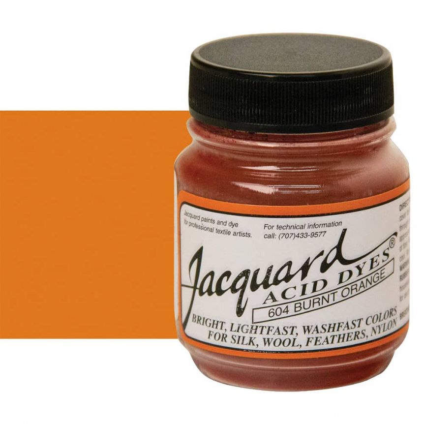 Jacquard Acid Dye 1/2 oz Burnt Orange