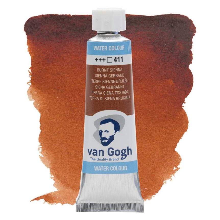 Van Gogh Watercolors - Burnt Sienna, 10ml Tube
