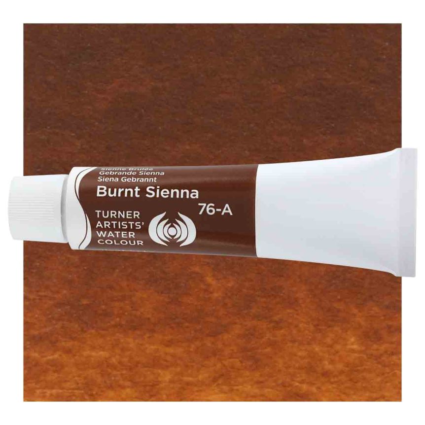 Turner Professional Watercolor - Burnt Sienna, 15ml Tube