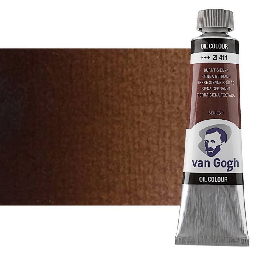 Van Gogh Oil Color, Burnt Sienna 40ml Tube