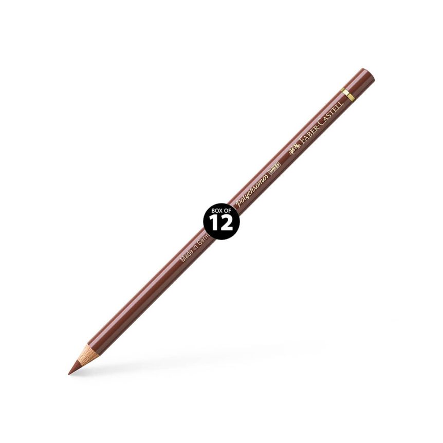Faber-Castell Polychromos Pencil, No. 283 - Burnt Sienna (Box of 12)