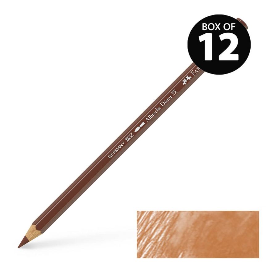 Albrecht Durer Watercolor Pencils Burnt Siena No. 283, Box of 12