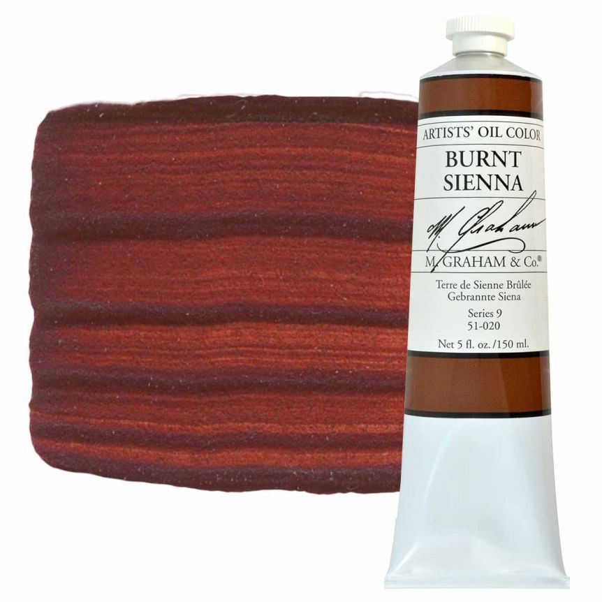 M. Graham Artist Oil Color 150ml - Burnt Sienna