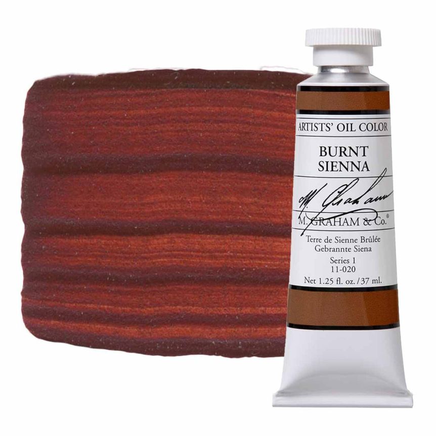 M. Graham Artist Oil Color 37ml - Burnt Sienna