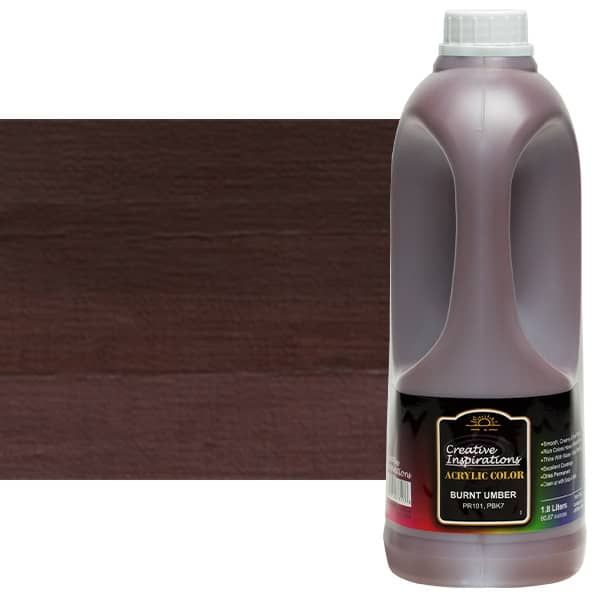 Creative Inspirations Acrylic Paint Burnt Umber 1.8 liter jug