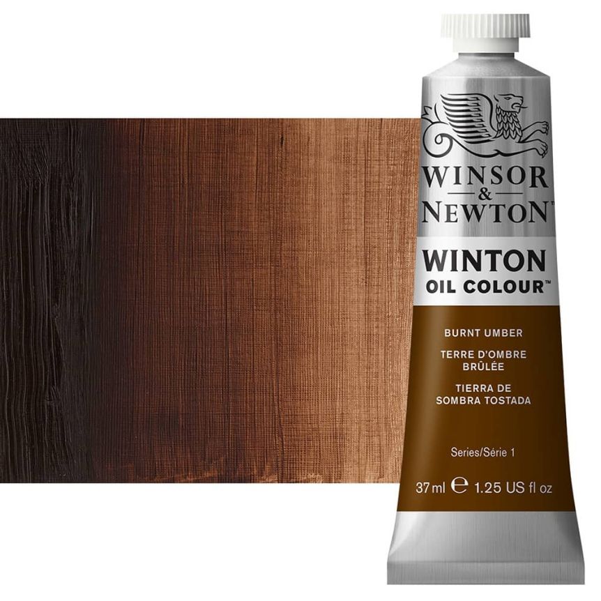 Winton Oil Color 37ml Tube - Burnt Umber