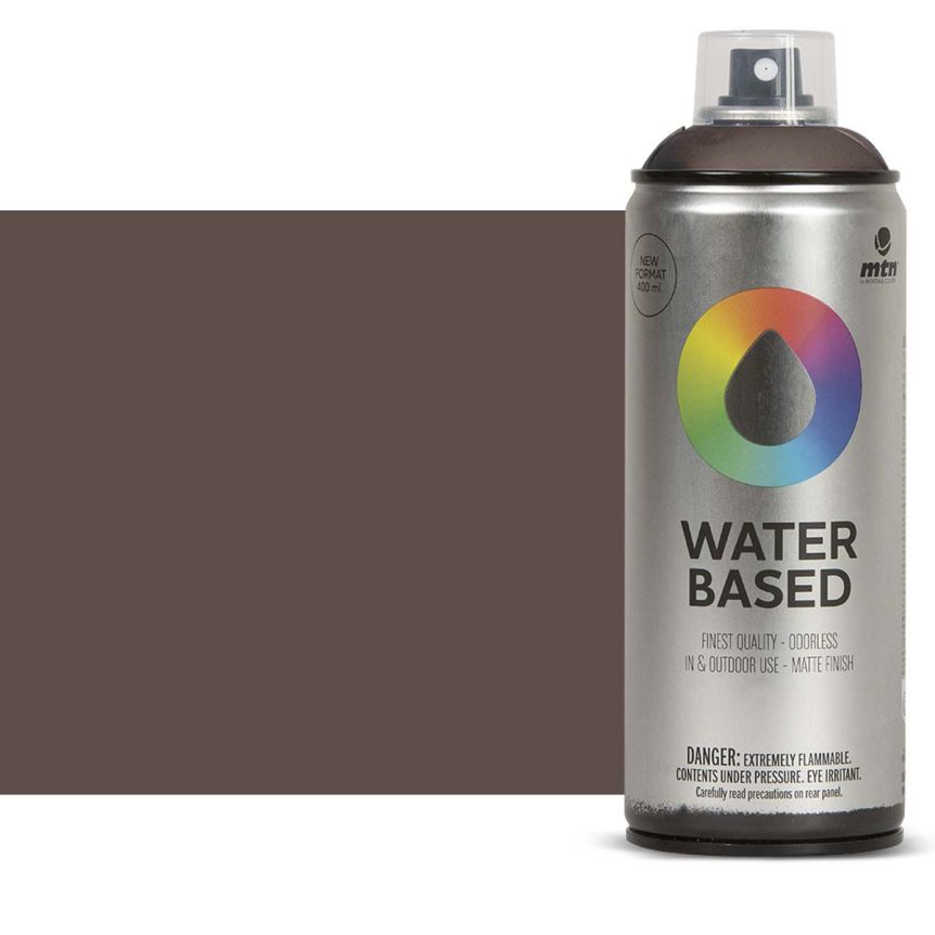 Montana Water Based Spray - Burnt Umber, 400ml