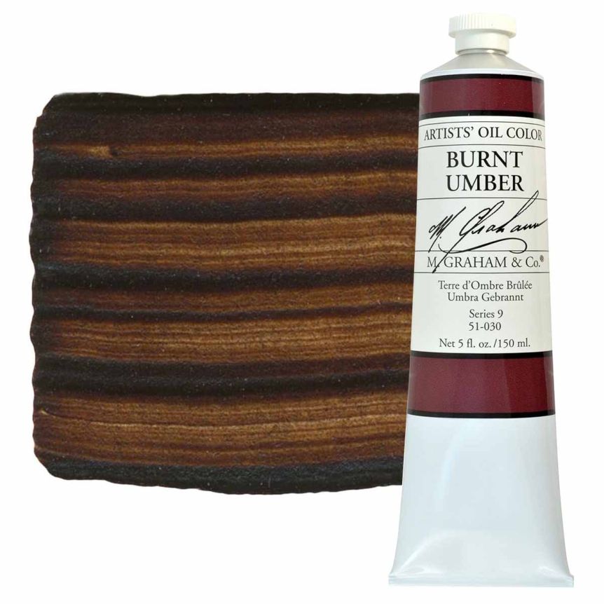M. Graham Artist Oil Color 150ml - Burnt Umber
