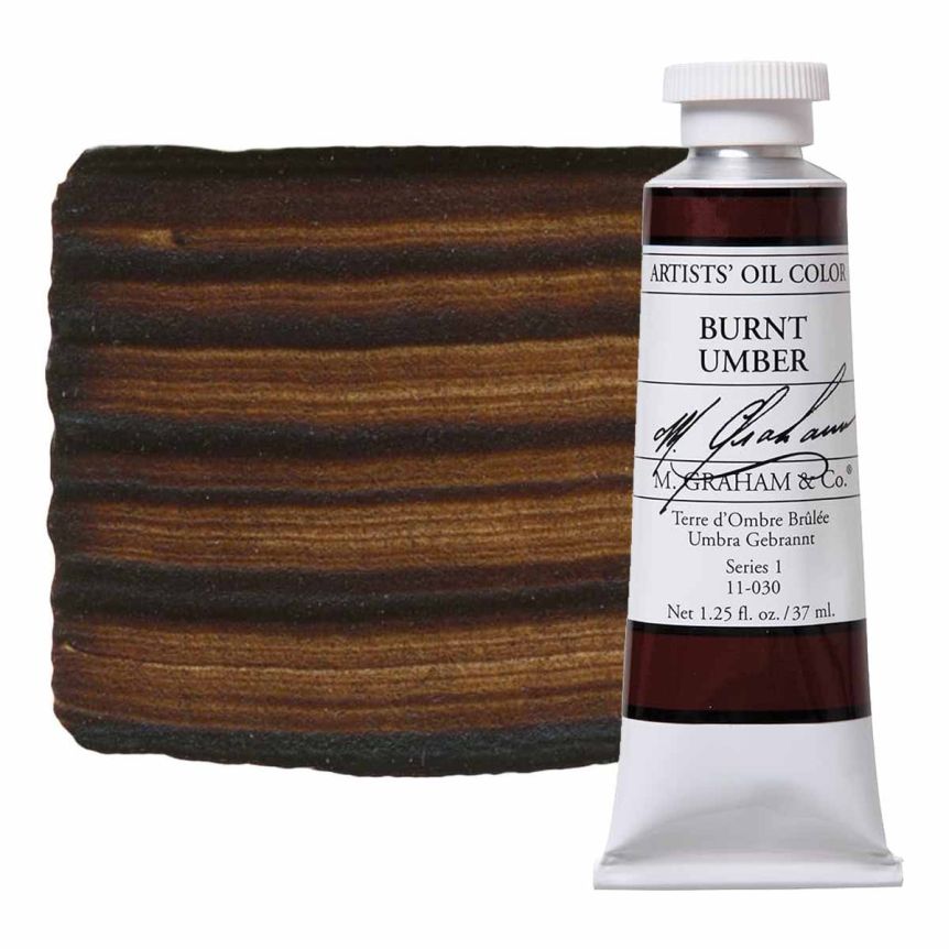 M. Graham Artist Oil Color 37ml - Burnt Umber