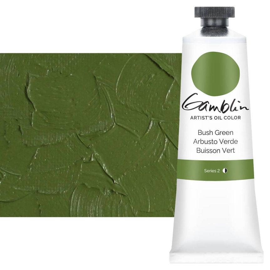 Gamblin Artists Oil - Bush Green, 37ml Tube
