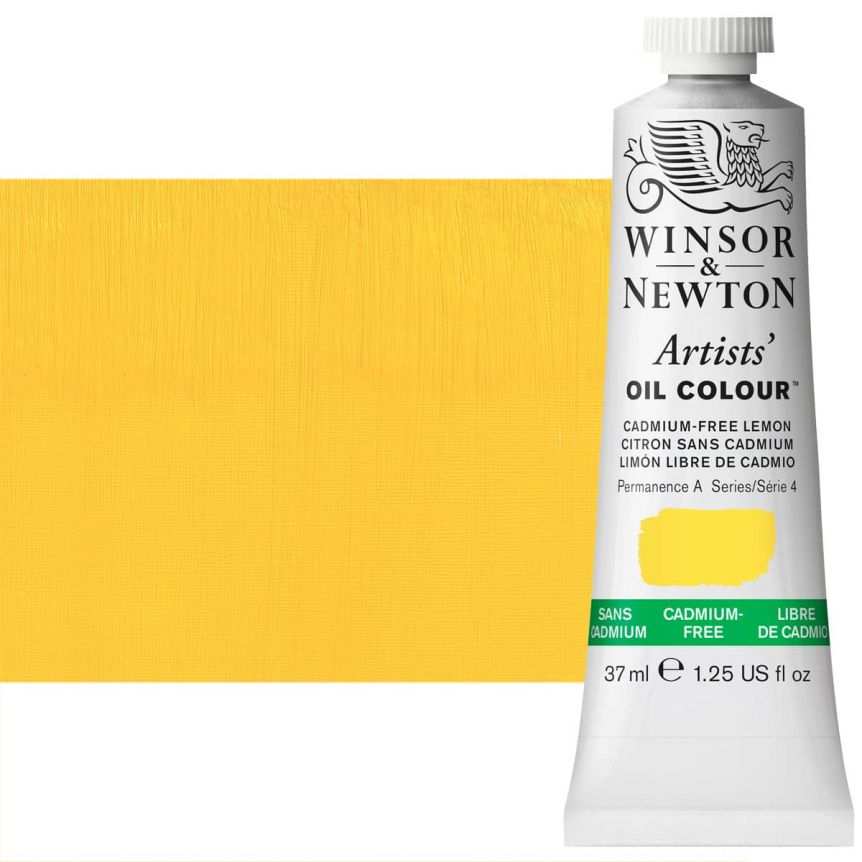 Winsor & Newton Artists' Oil - Cadmium Free Lemon, 37ml Tube
