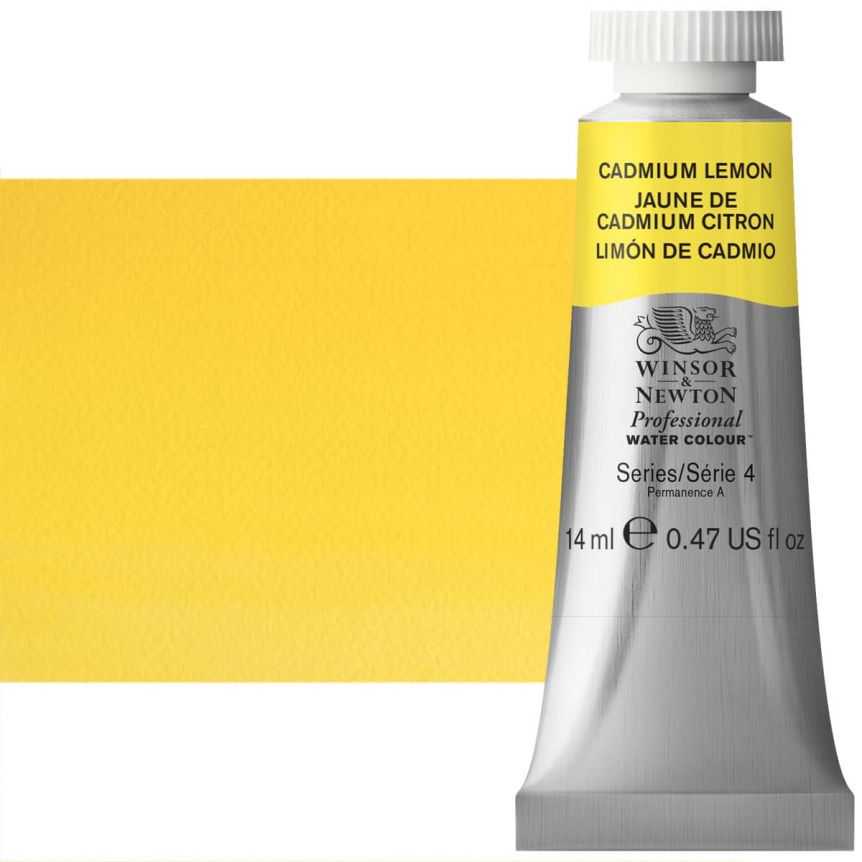 Winsor & Newton Professional Watercolor - Cadmium Lemon, 14ml Tube
