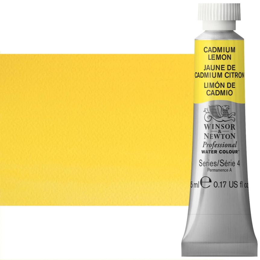 Winsor & Newton Professional Watercolor - Cadmium Lemon, 5ml Tube