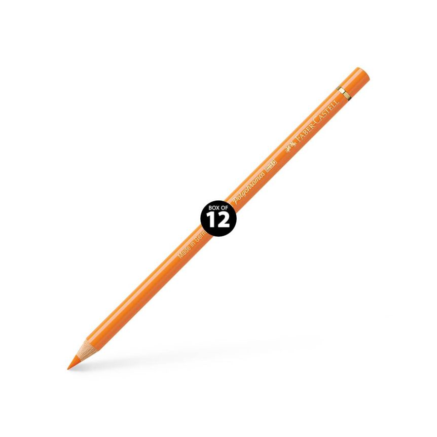 Faber-Castell Polychromos Pencil, No. 111 - Cadmium Orange (Box of 12)