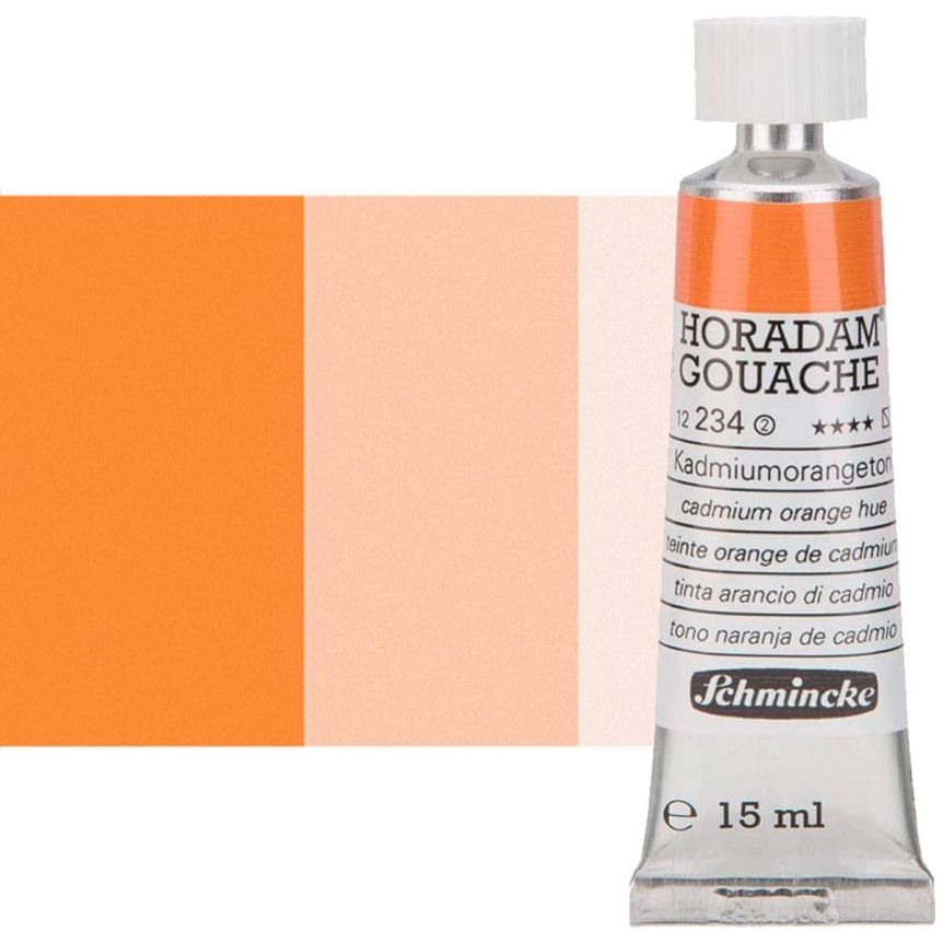 Schmincke Horadam Gouache Cadmium Orange Hue, 15ml Tube