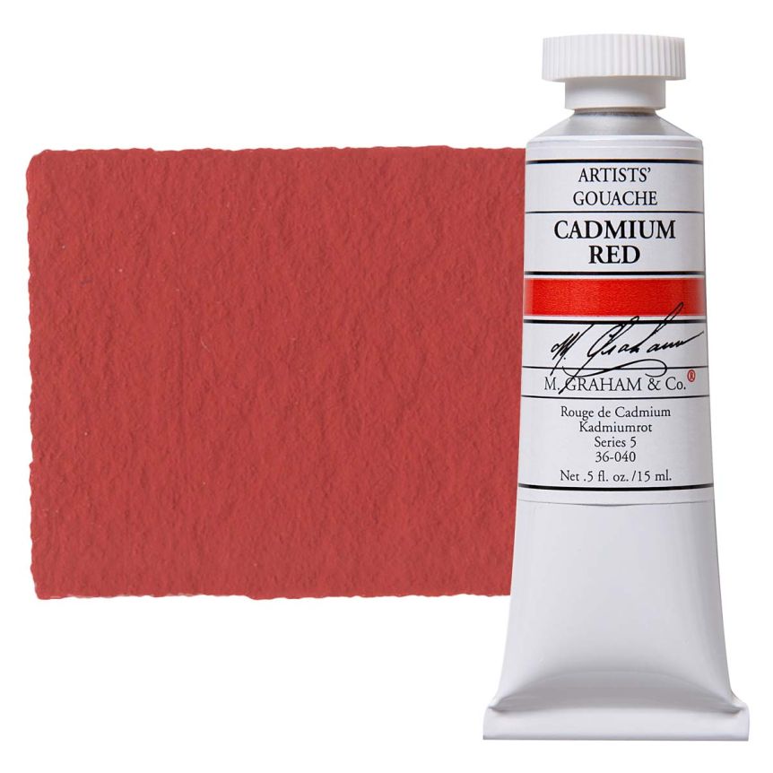 M. Graham Artists Gouache 15ml - Cadmium Red