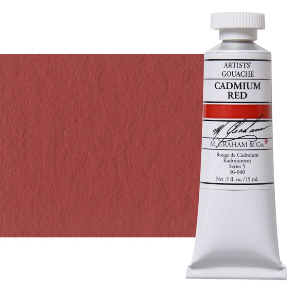 M Graham Gouache 15ml Cadmium Red