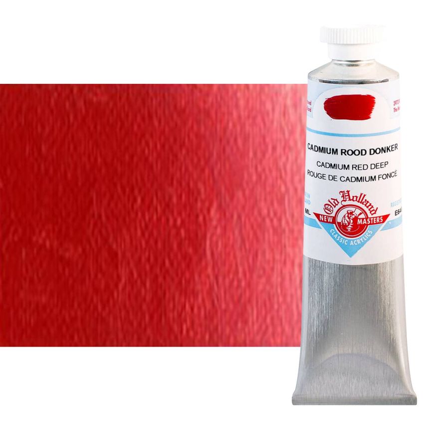 Old Holland New Masters Classic Acrylic Colors Cadmium Red Deep 60 ml