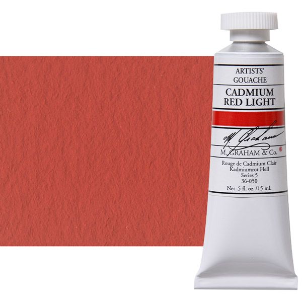 M Graham Gouache 15ml Cadmium Red Light